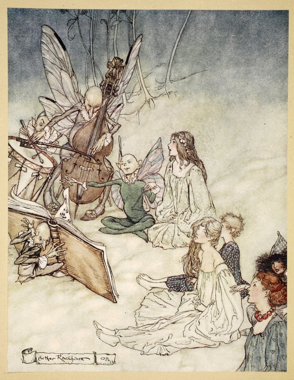And a Fairy Song, Illustration from 'Midsummer Nights Dream' by